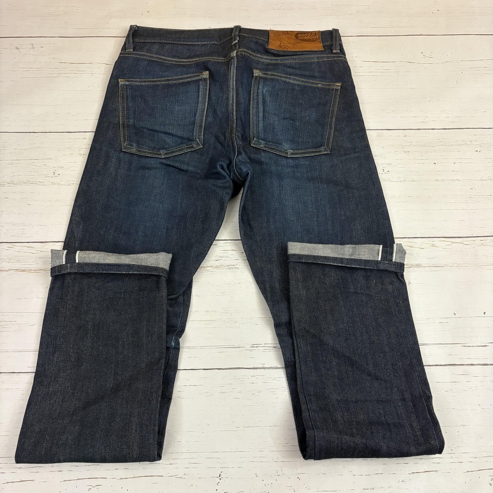 NakedFamous Jeans Skinny Guy Selvedge Mens 31x34 Left Hand Twill - Picture 2 of 16